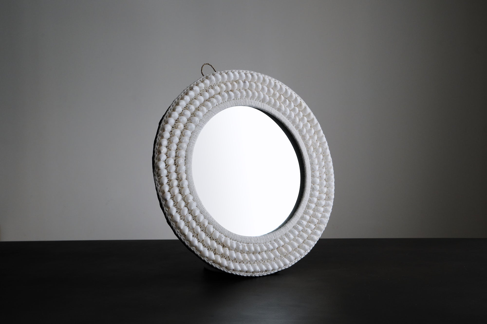 Coastal Shell Round Wall Mirror