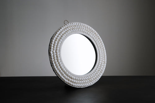 Coastal Shell Round Wall Mirror