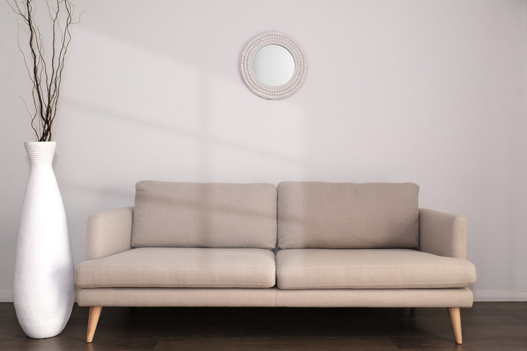 Coastal Shell Round Wall Mirror