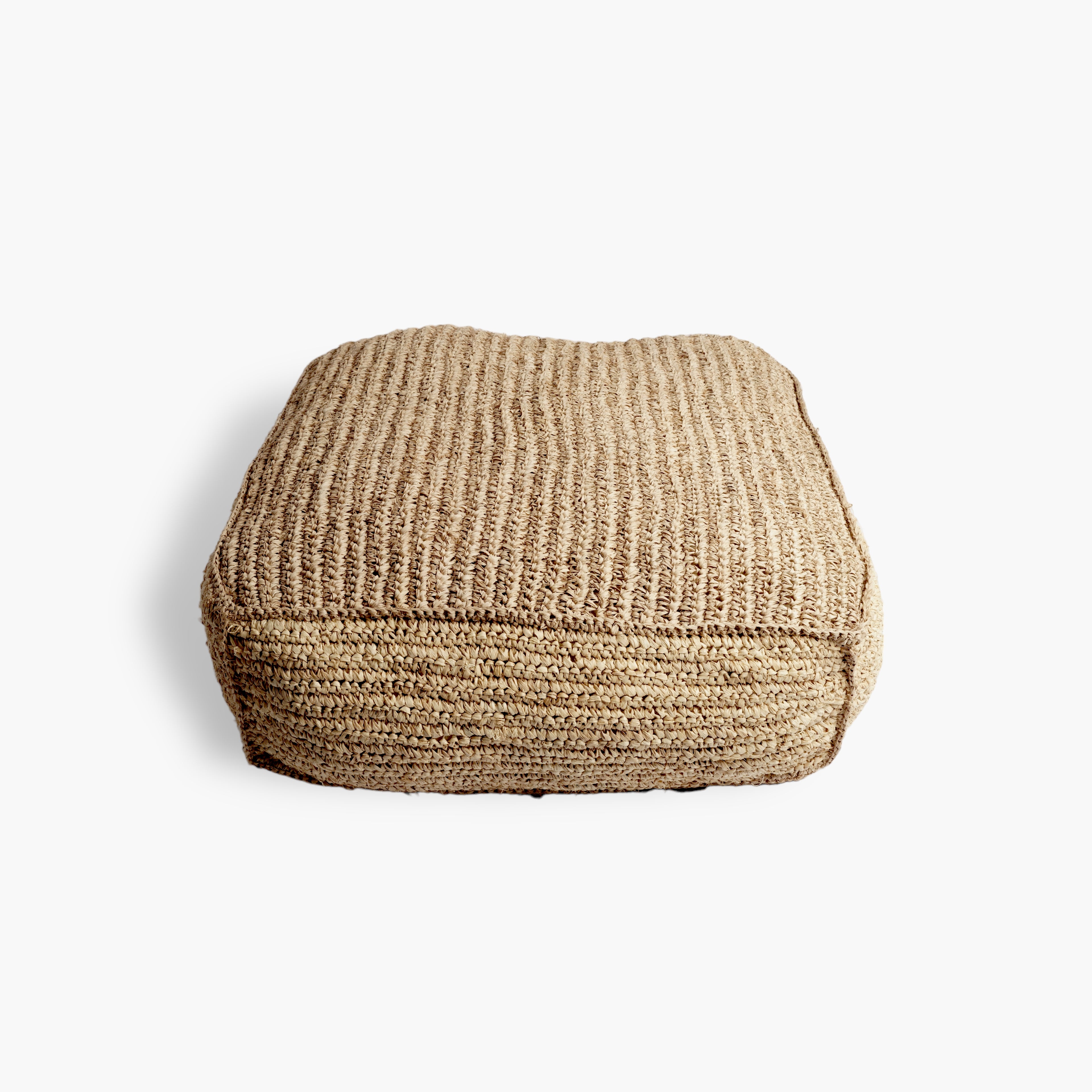 Seagrass Square Ottoman